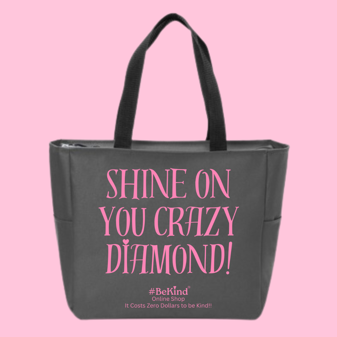 #BeKind Shine On You Crazy Diamond Tote Bag